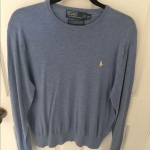 Polo crew neck sweater